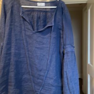 Allen Allen linen top size l